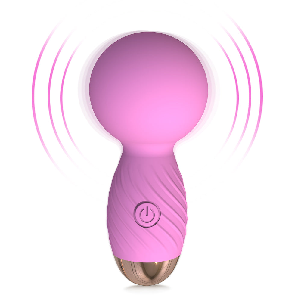 Pink Mini Hammer Massager AV Vibrator-16 Frequency Vibration Fun-Mates Pink Mini Hammer Massager AV Vibrator-16 Frequency Vibration Fun-Mates