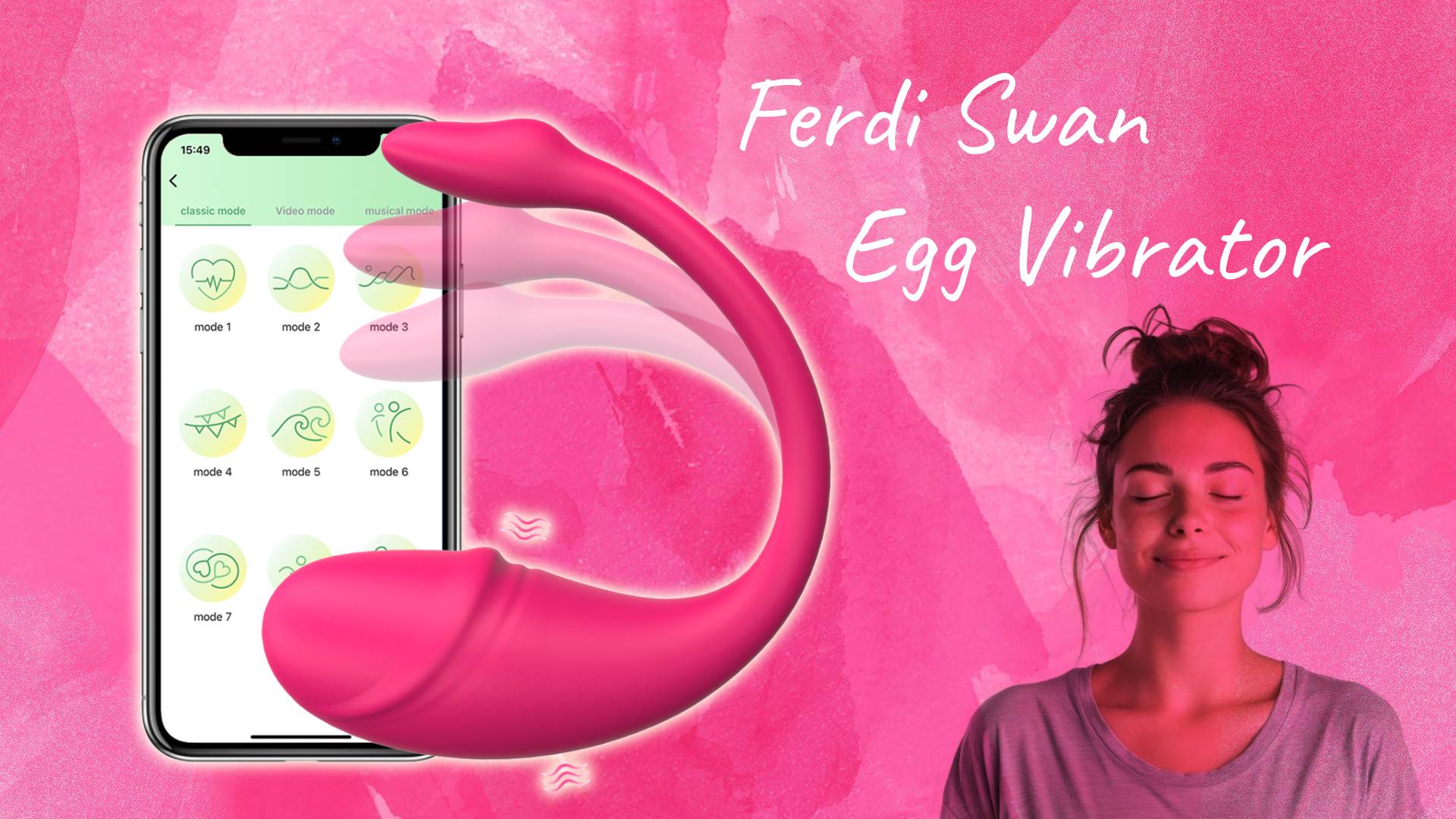 Ferdi APP-Controlled Egg Vibrator – Wearable G-Spot & Clitoral Toy