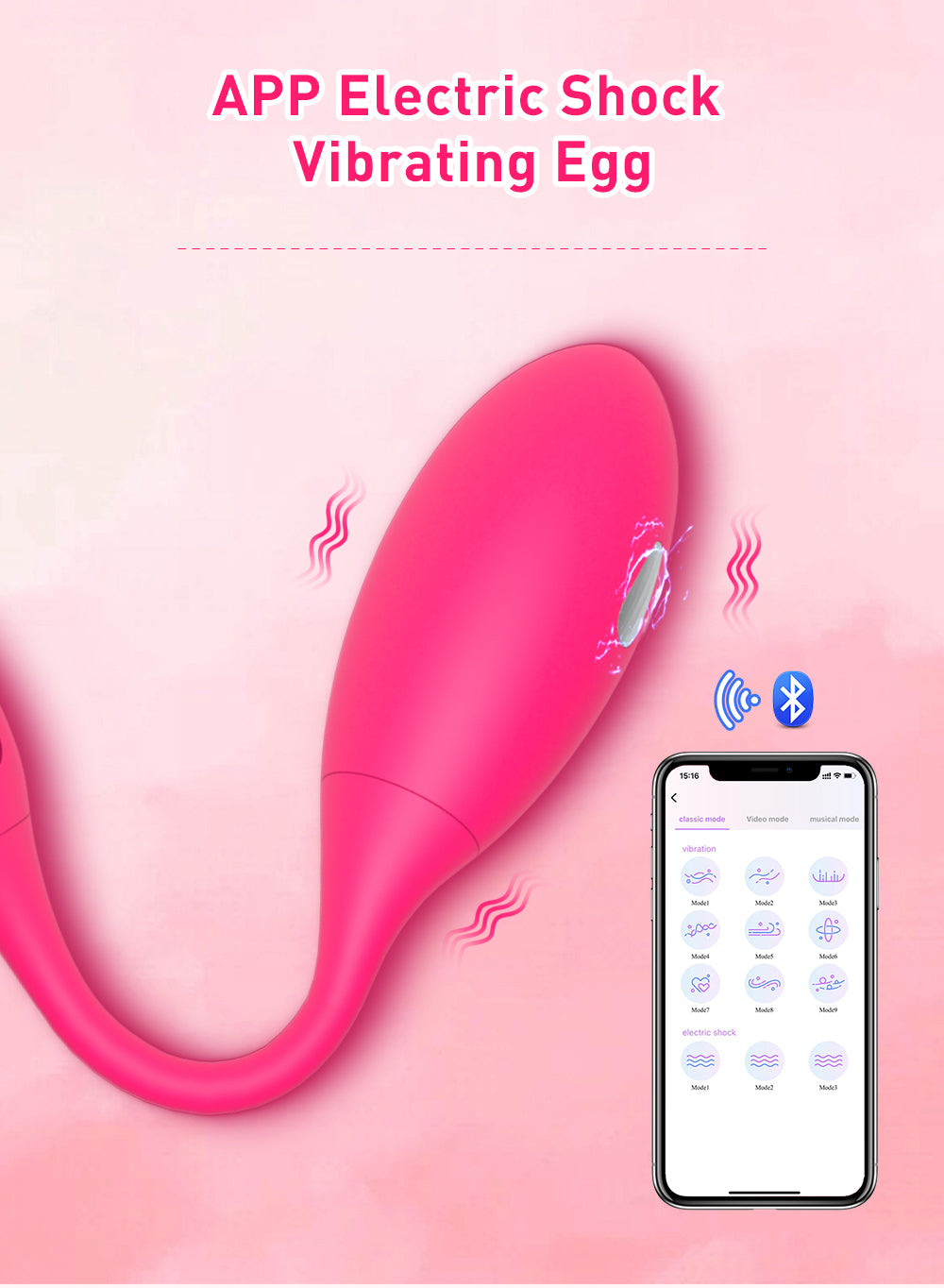 Electroshock Vibrating Love Egg