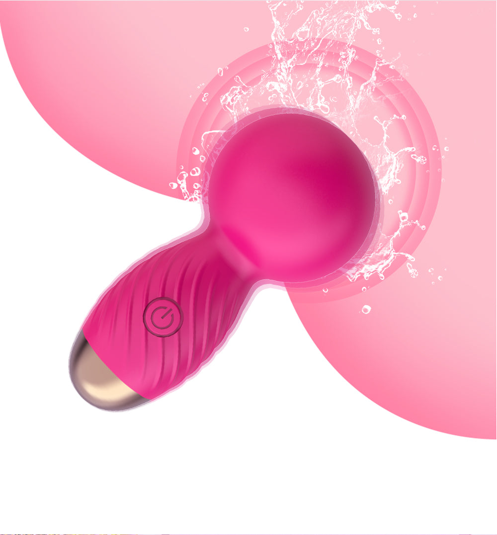 Nemo Rose Red AV Vibrator-16 Frequency Vibration