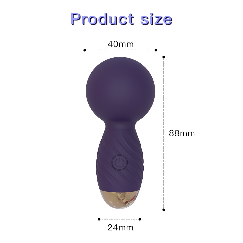 Deep Blue Mini Hammer Massager AV Vibrator-16 Frequency Vibration Fun-Mates Deep Blue Mini Hammer Massager AV Vibrator-16 Frequency Vibration Fun-Mates