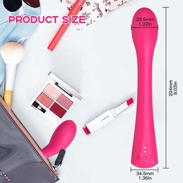 Enki G-Spot Cue-Shaped Vibrator -16 Frequency Vibration