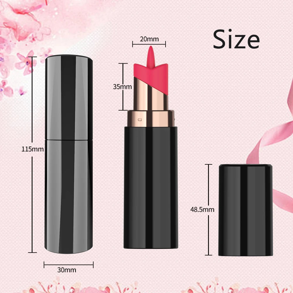 Tongue Lipstick Clit Licking Tease Vibrator
