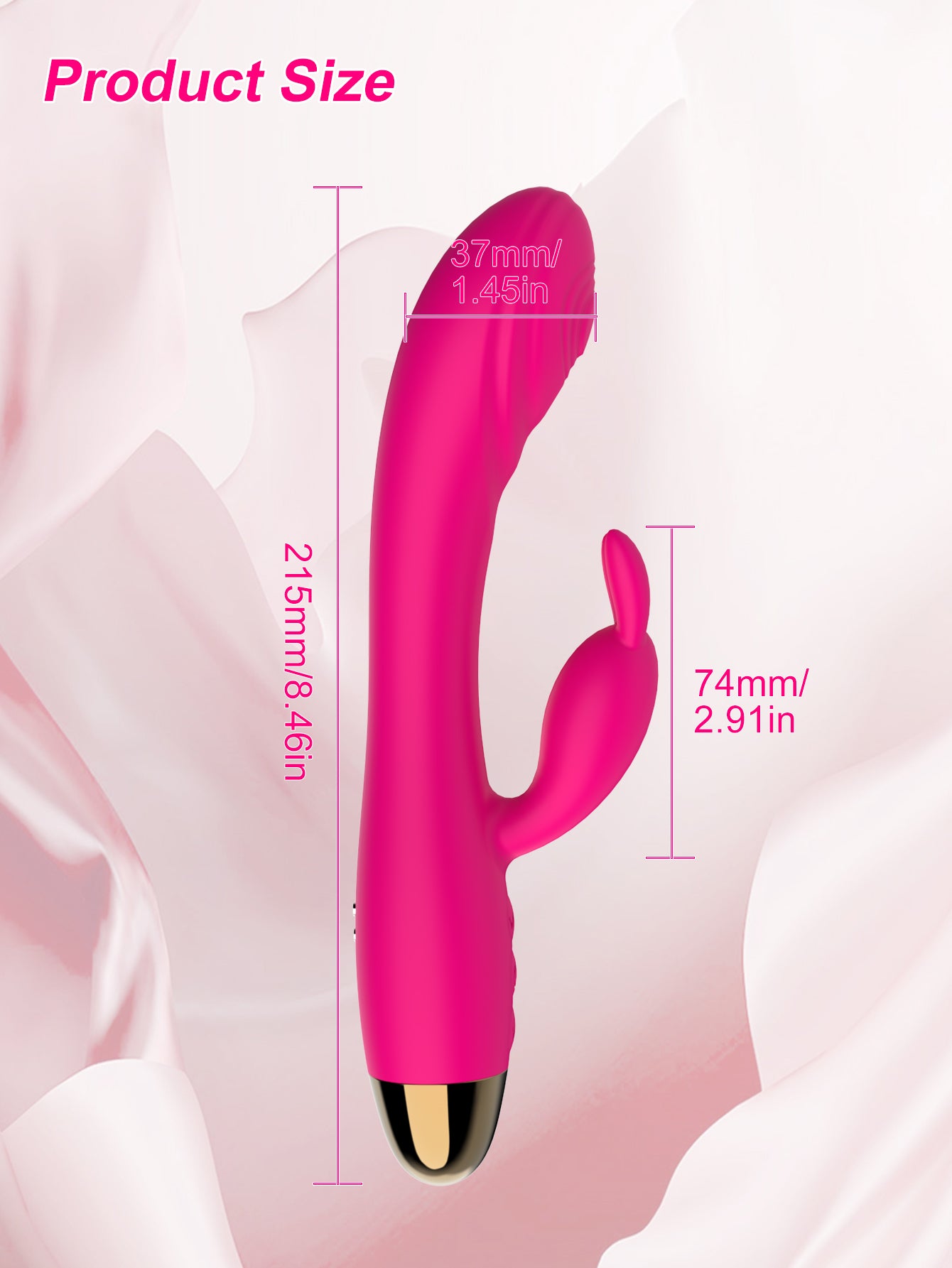 Proser Rabbit Vibrator with 5+10 Vibration Modes