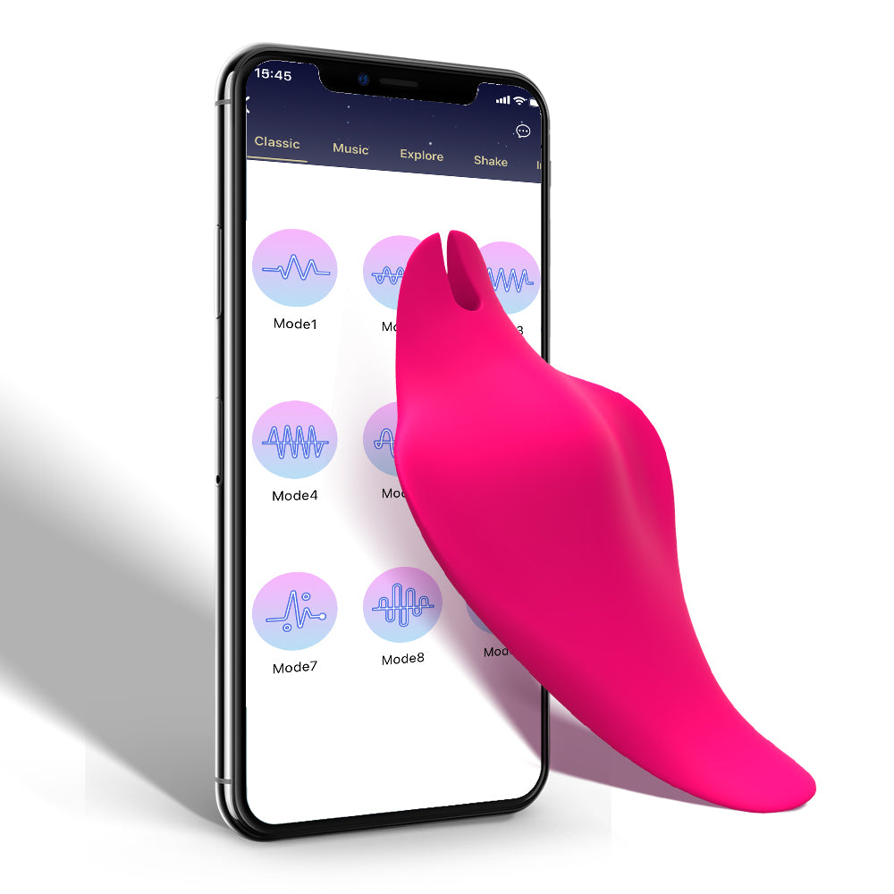 Deme Spaceship Wearable Vibrator APP Control-9 Function