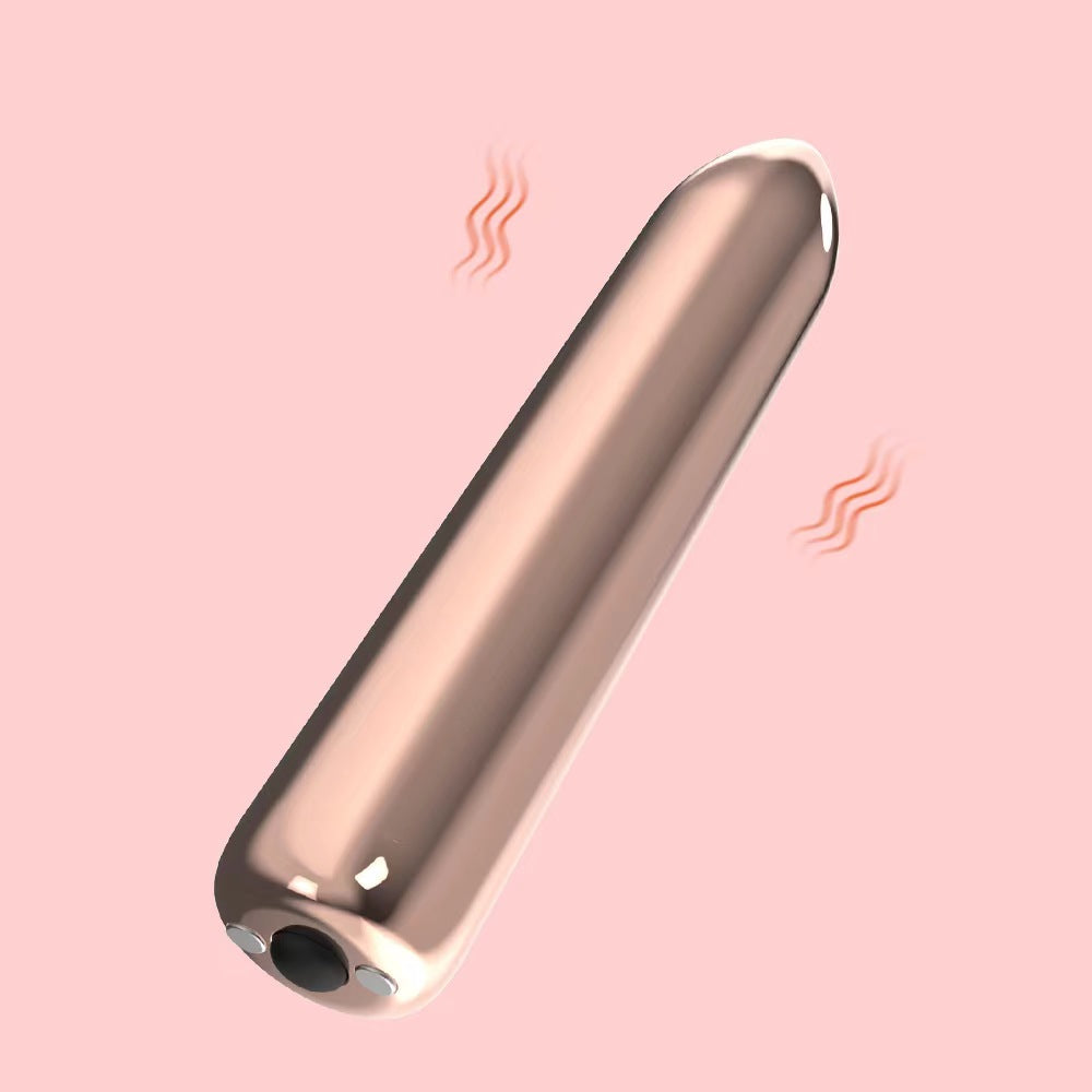 Rose Gold Bullet Vibrator—16 Vibration Modes