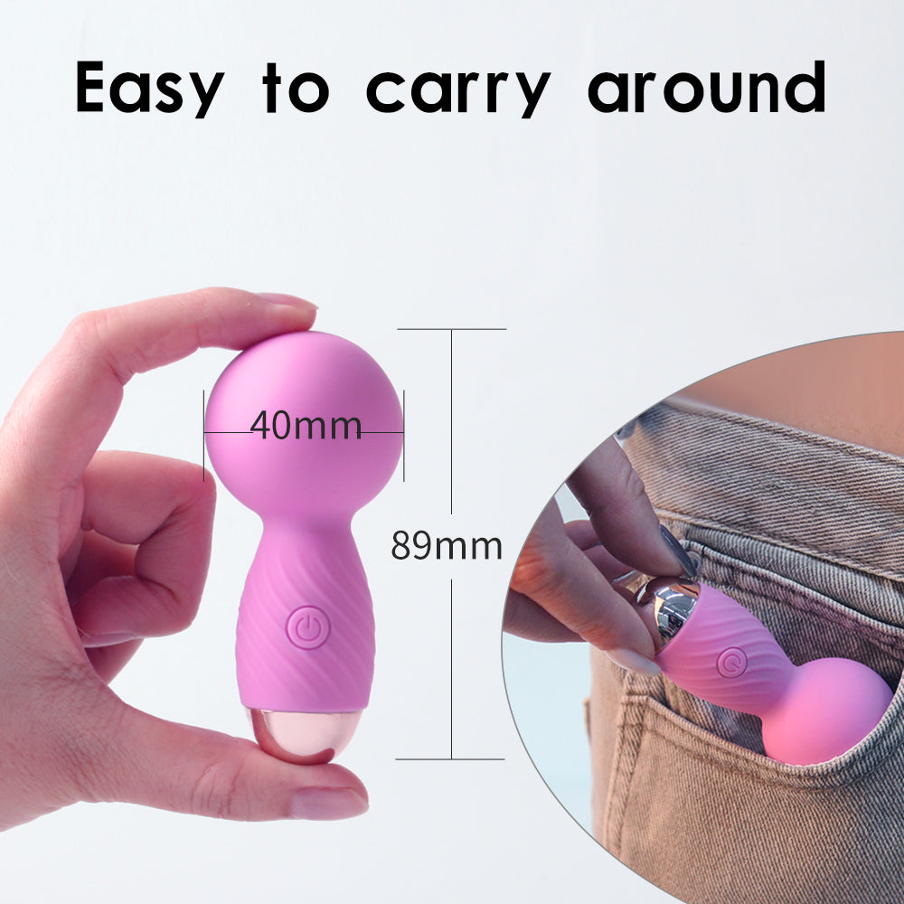 Pink Mini Hammer Massager AV Vibrator-16 Frequency Vibration Fun-Mates Pink Mini Hammer Massager AV Vibrator-16 Frequency Vibration Fun-Mates