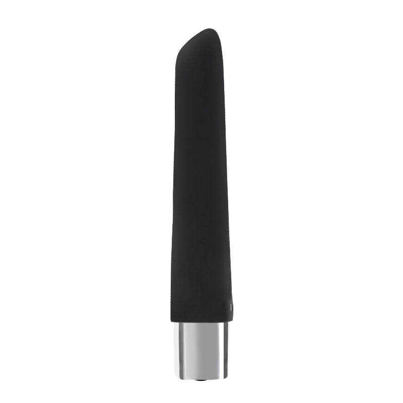 Black Bullet Vibrator with Angled Tip G-Spot Vibrator
