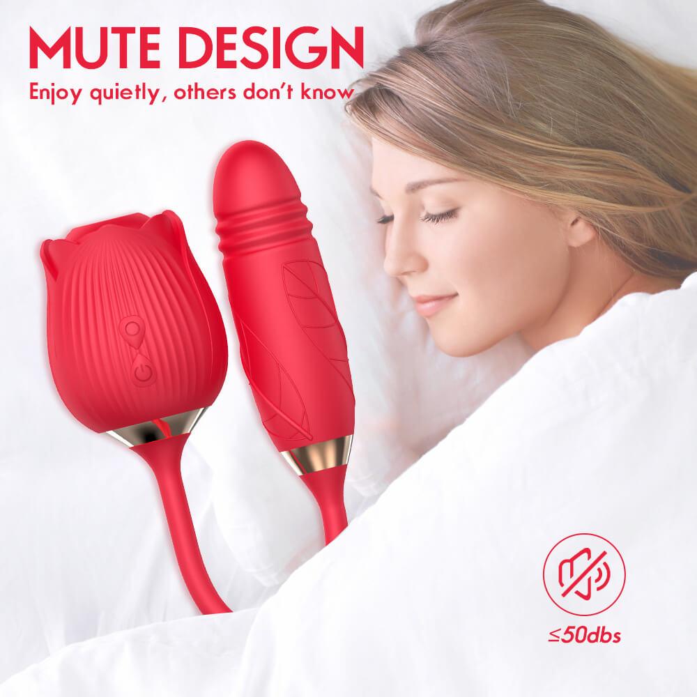 Rose Vibrators Sucking Tongue Toys - Fun-Mates Rose Vibrators Sucking Tongue Toys - Fun-Mates