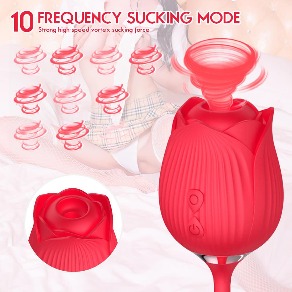 Rose Vibrators Sucking Tongue Toys - Fun-Mates Rose Vibrators Sucking Tongue Toys - Fun-Mates