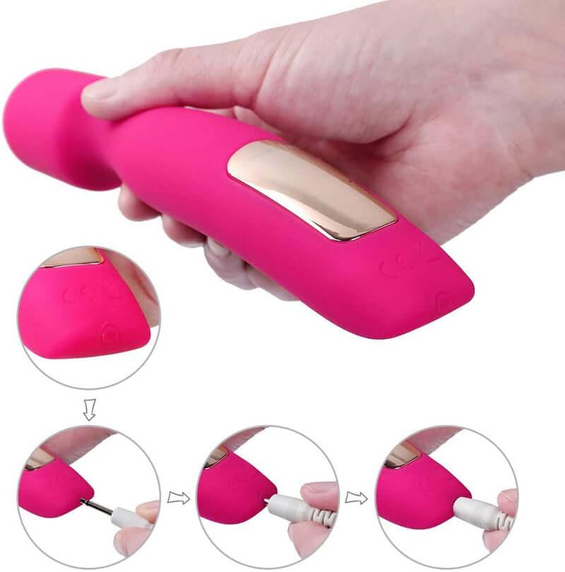 Wand AV Vibrator for Women Sex Toys Clitoris Stimulator - {{ LEVETT }}