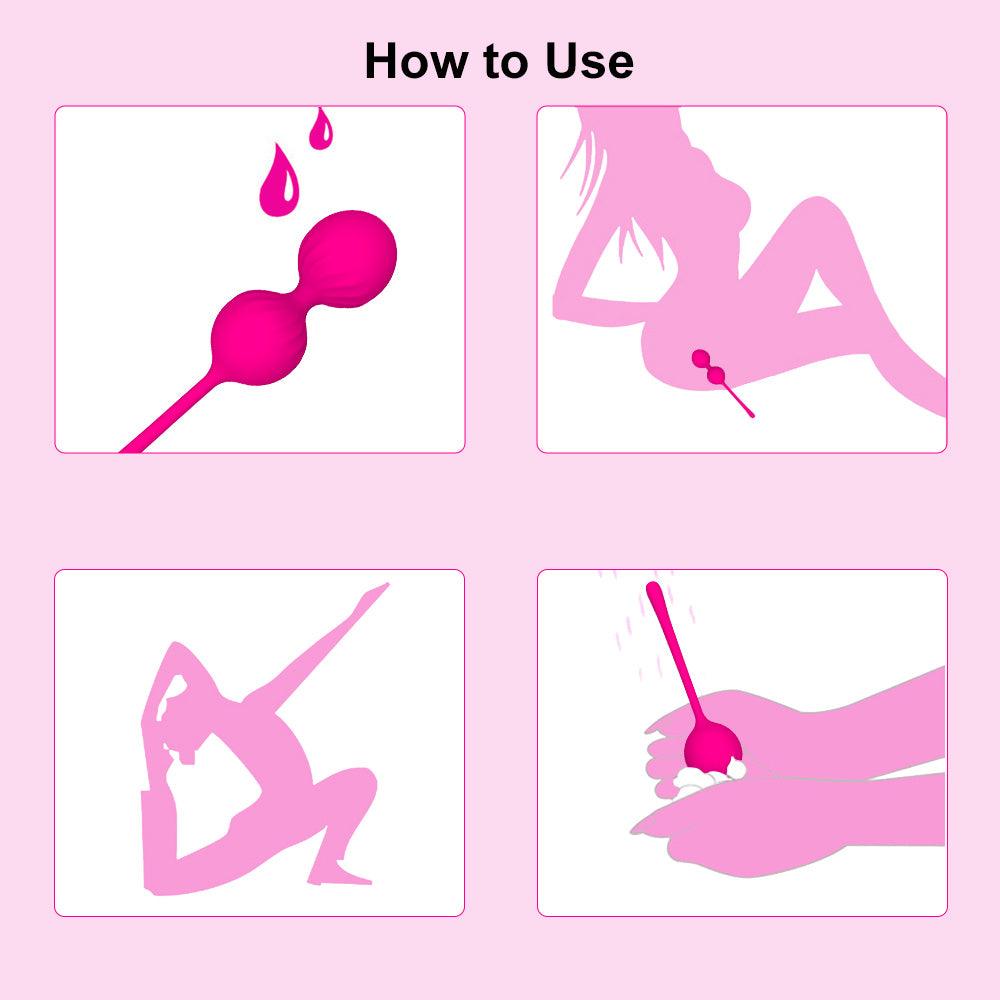 Bolas kegel ball exercise pictures