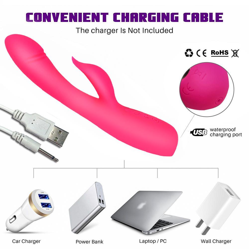 Warming Rabbit Vibrator G Spot Vibrator - Fun-Mates Warming Rabbit Vibrator G Spot Vibrator - Fun-Mates