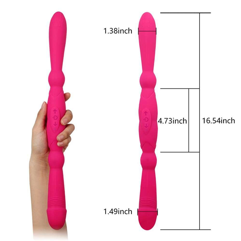Double Ended Vibrator Dual Dildo for Lesbian - Fun-Mates Double Ended Vibrator Dual Dildo for Lesbian - Fun-Mates