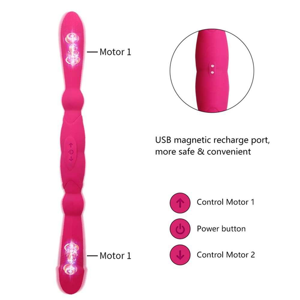 LALA Double Ended Vibrator for Lesbian - Deliver Your Greatest Pleasure - {{ LEVETT }}