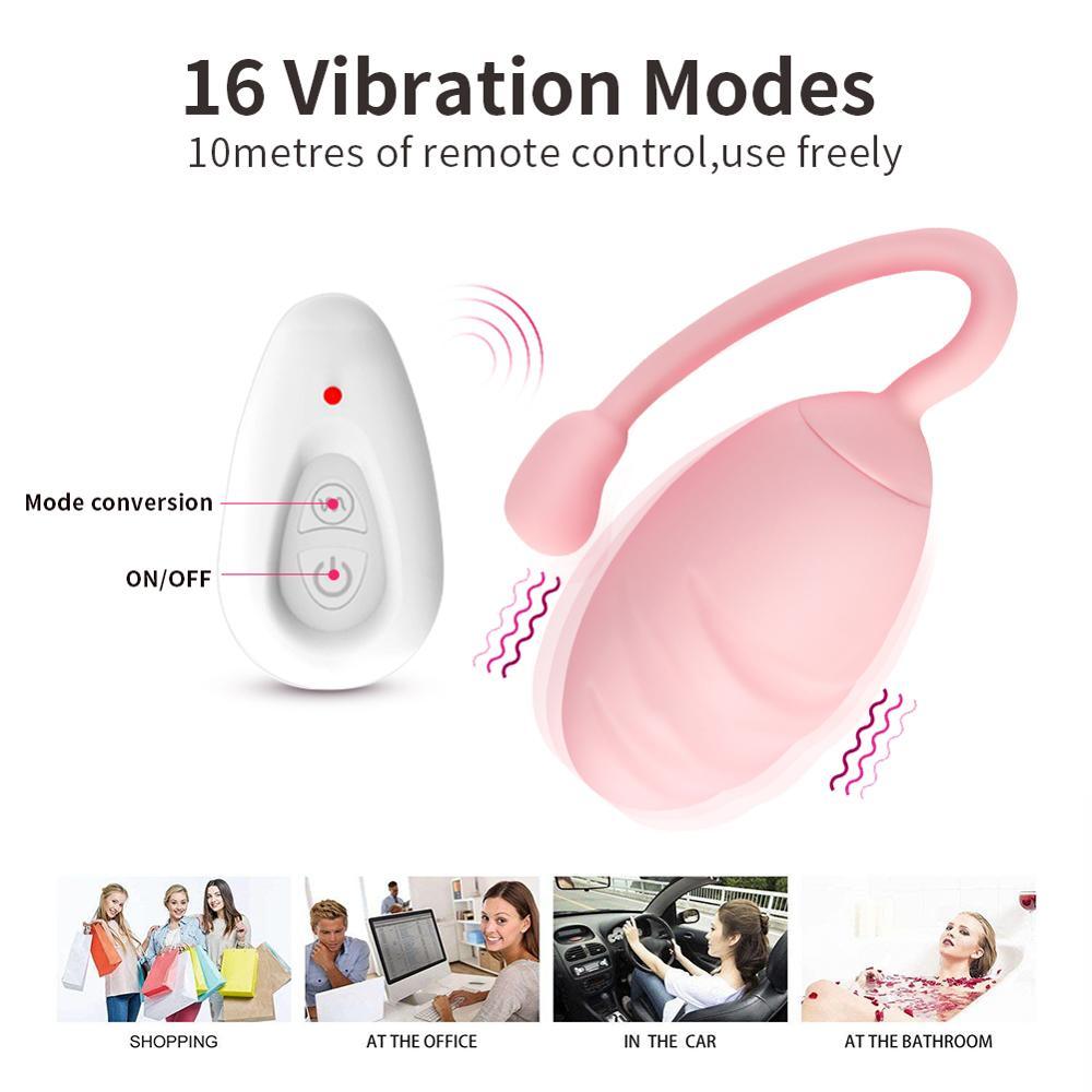 Women Eggs Wireless Remote Control Vibrator - {{ LEVETT }}