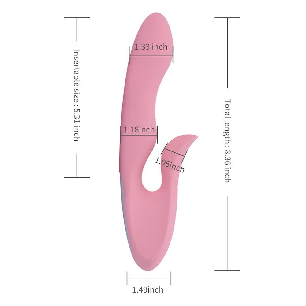 Rabbit Vibrator G spot Vagina Massager Dildo Vibrators - {{ LEVETT }}