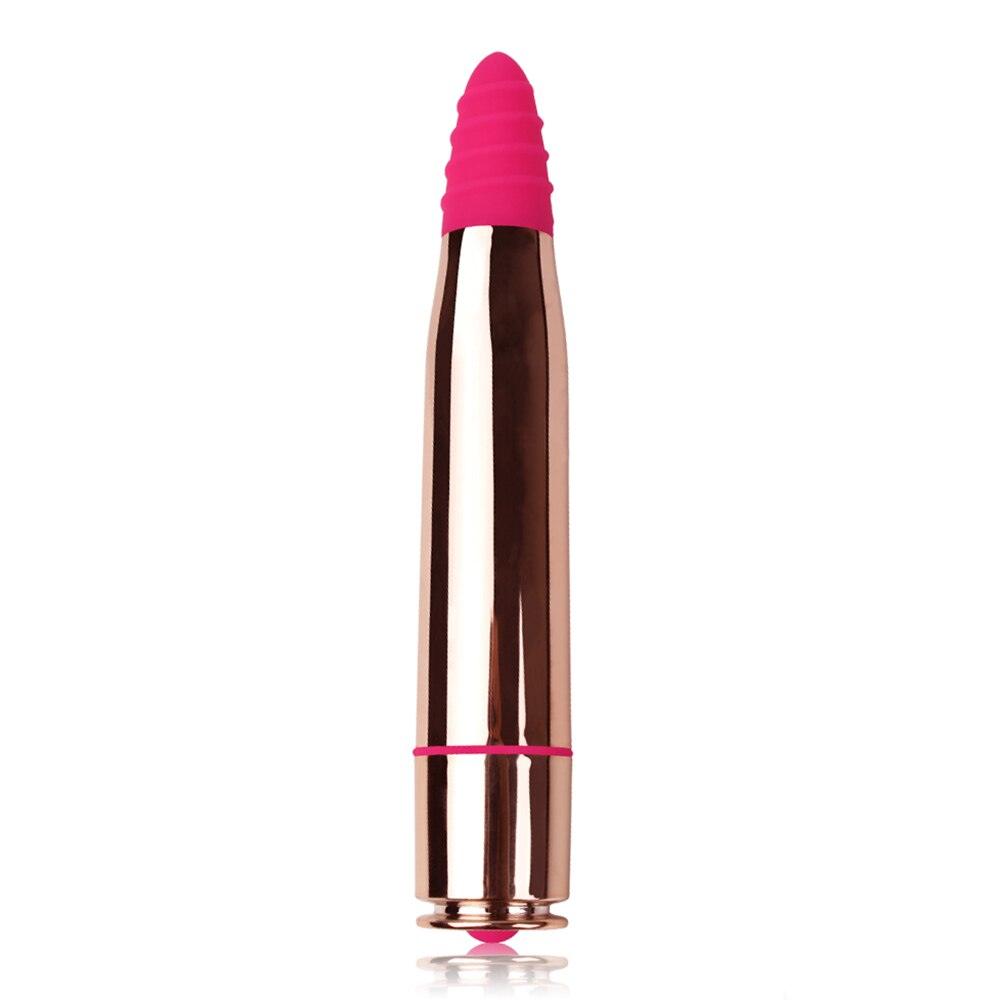 16 Speed Women Lipstick Golden Bullet Vibrator G-spot Vibrating Clitoris Stimulator - {{ LEVETT }}