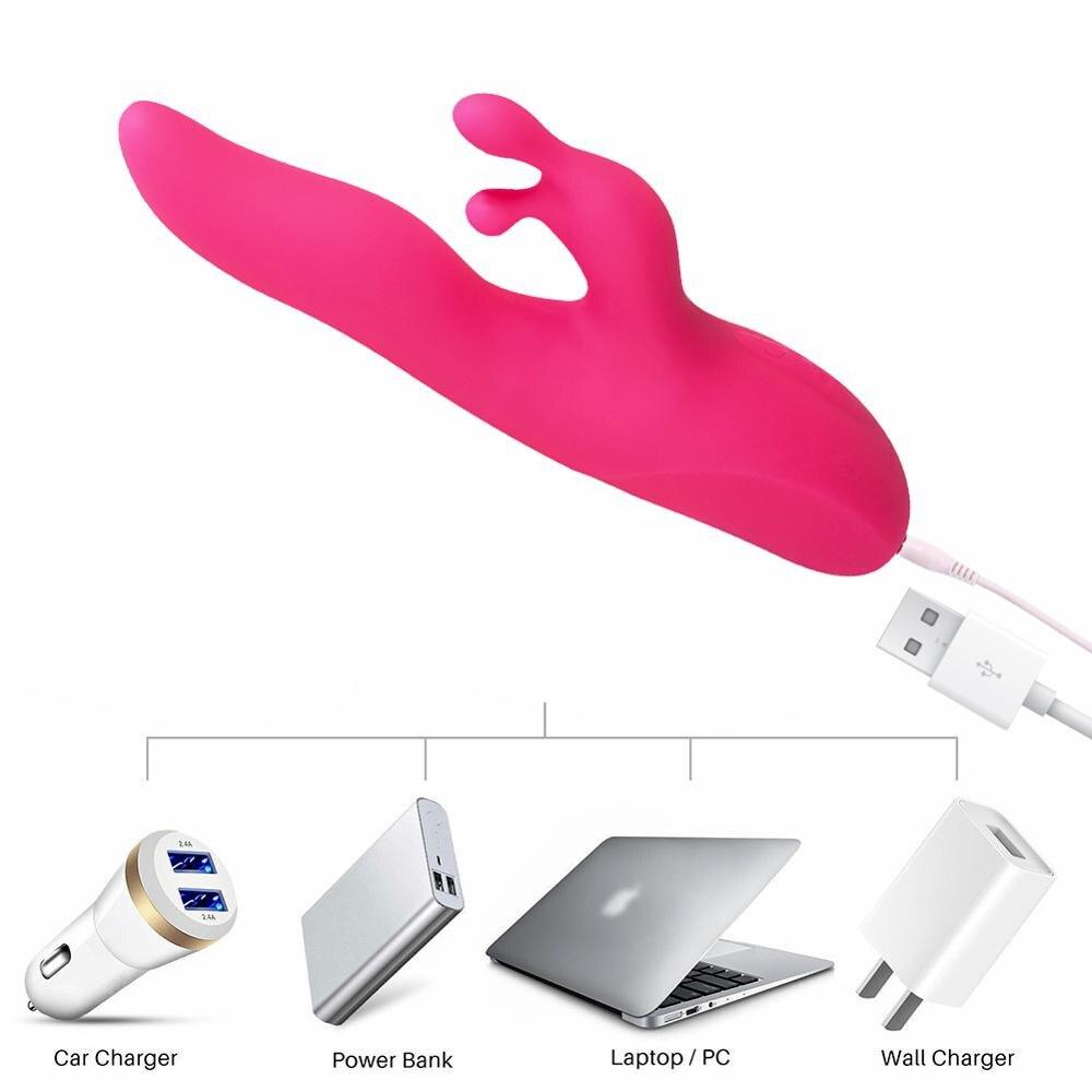 G-spot Rabbit Vibrator with Bunny Ears - Fun-Mates G-spot Rabbit Vibrator with Bunny Ears - Fun-Mates