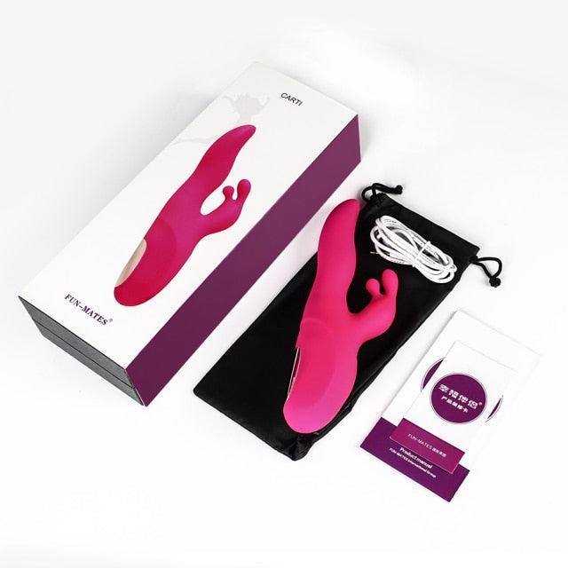 G-spot Rabbit Vibrator with Bunny Ears - Fun-Mates G-spot Rabbit Vibrator with Bunny Ears - Fun-Mates
