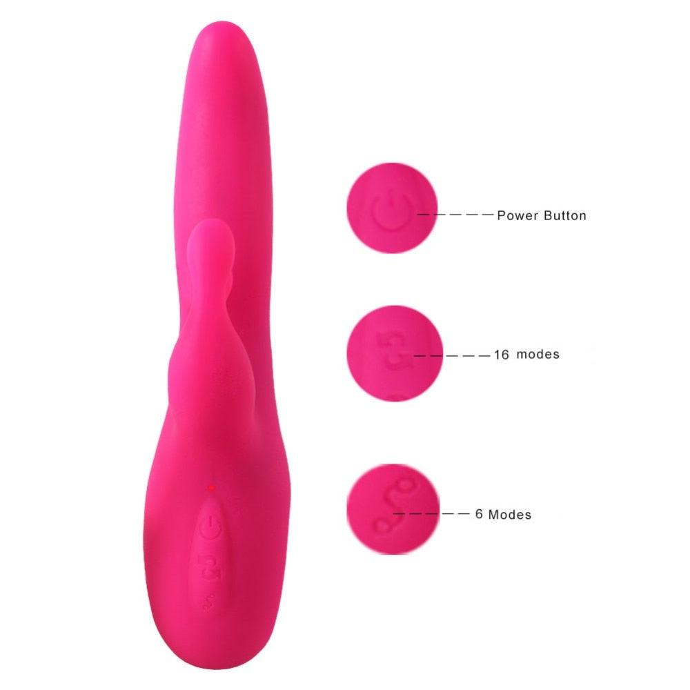 G-spot Rabbit Vibrator with Bunny Ears - Fun-Mates G-spot Rabbit Vibrator with Bunny Ears - Fun-Mates