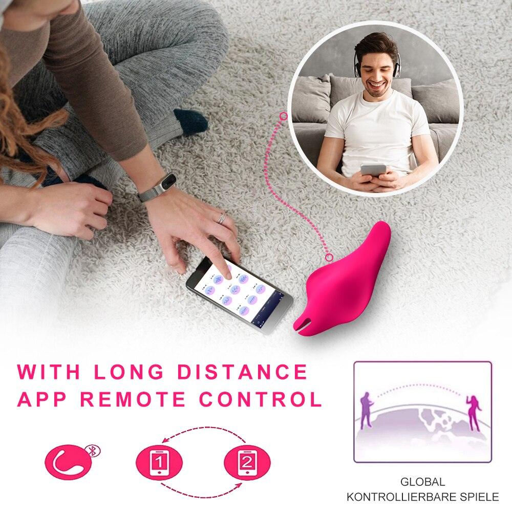 APP Remote Control Wearable Butterfly Vibrator Invisible Panties