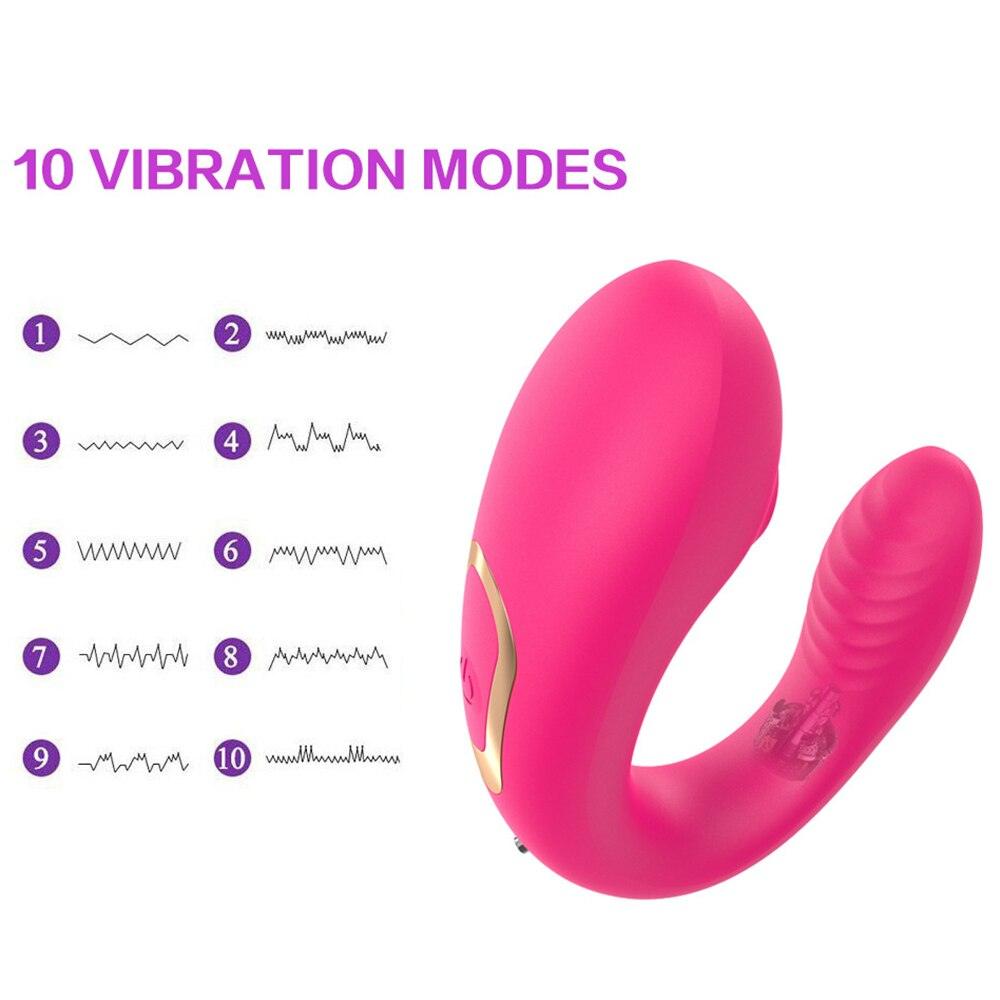 Rechargeable G-spot Vibrator Clitoral Gspot Stimulator - Fun-Mates